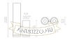 BOGARD TWIN mennyezeti lámpa matt fekete 230V LED 2x5W 40° 3000K