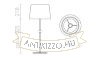 Kép ESPLANADE asztali lámpa átlátszó fekete/fehér króm 230V LED E27 15W