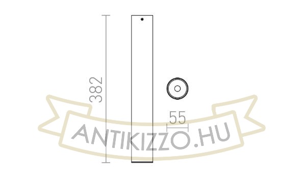 Kép RIGA 38 mennyezeti lámpa fehér 230V LED 6W 38° 3000K
