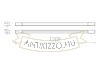 MIRANDA 120 fali lámpa króm 230V LED 14W IP44 3000K