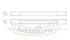 MIRANDA 60 fali lámpa króm 230V LED 8W IP44 3000K