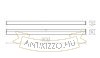 LEVIA 90 fali lámpa króm 230V LED 18W 120° IP44 3000K