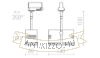 BEEBA II háromfázisú áramkörös sínre ezüstszürke  230V LED GU10 2x8W