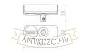 1F adapter fekete  230V 