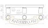 DUGME III fehér/antracitszürke 230V GU10 3x35W