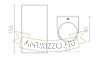 Kép ZACK II antracitszürke 230V LED 2x3W 58° IP54 3000K