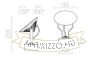 Kép FOX kültéri lámpa antracitszürke  230V LED 9W 120° IP65  3000K