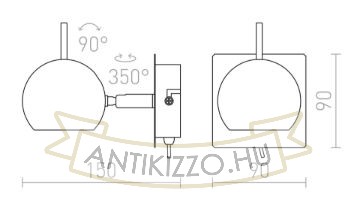 Kép GLOSSY I   króm 230V LED GU10 8W