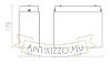 Kép ARANA SQ felületre szerelhető  matt nikkel 230V LED E14 2x6W