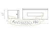Kép WOOP fali lámpa ezüstszürke  230V R7s 78mm 12W IP54