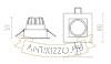 Kép TECH I rögzített fehér  230V LED 5.4W 40°  3000K