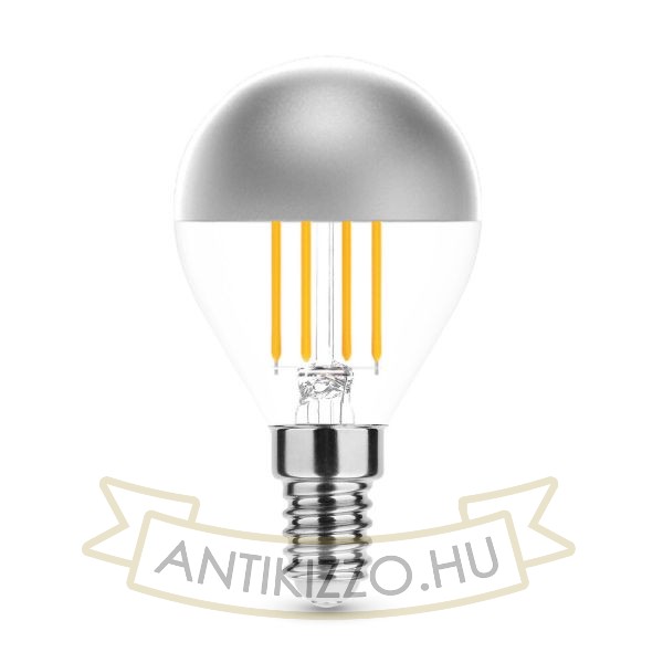 Modee Smart Lighting LED Filament Globe Mini P45 Silver Top 4W E14 320° 2700K (380 lumen)