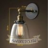 antik-fali-lampa-uvegburaval-meretezve - illusztráció