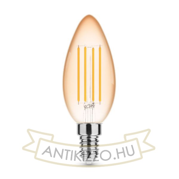 Modee Lighting LED Filament Amber Candle C35 4W E14 320° 1800K (360 lumen)
