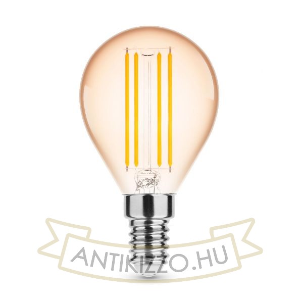 Modee Lighting LED Filament Amber Globe Mini G45 4W E14 320° 1800K (360 lumen)