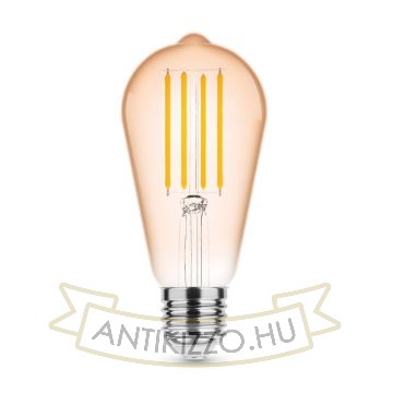 Modee Lighting LED Filament Amber ST58 4W E27 320° 1800K (360 lumen)
