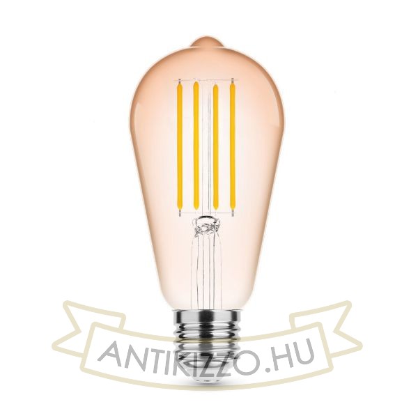 Modee Lighting LED Filament Amber ST64 4W E27 320° 1800K (360 lumen)