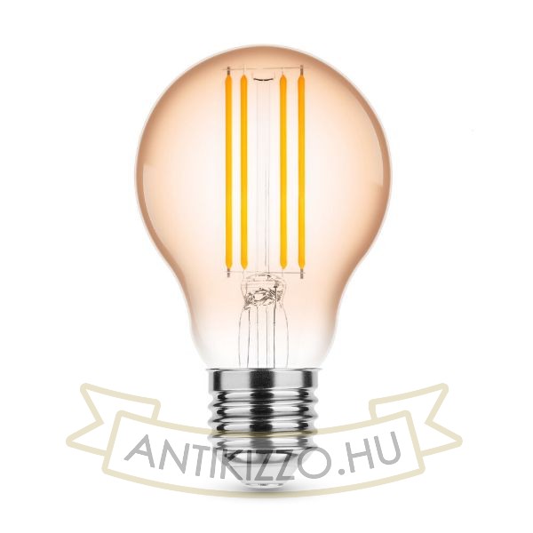 Modee Lighting LED Filament Amber Globe A60 4W E27 320° 1800K (360 lumen)