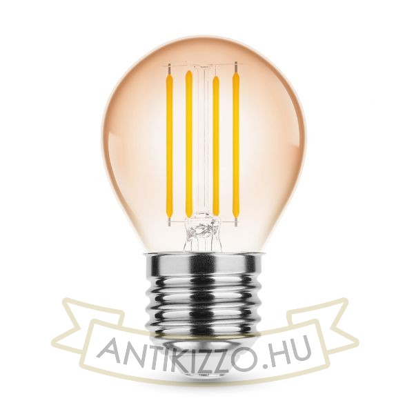 Modee Lighting LED Filament Amber Globe Mini G45 4W E27 320° 1800K (360 lumen)