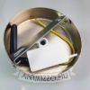 Fényes króm plafontárcsa mennyezetirózsa 100mm, oldal rögzítős