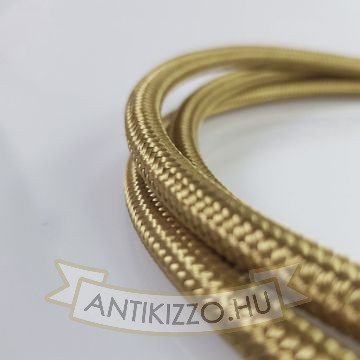 Bronz textil bevonatú vezeték 2x0,75	