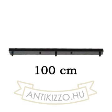 Plafontárcsa matt fekete 100 cm
