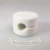 Elegáns fehér porcelán vezetékrögzítő retro enteriőrökhöz