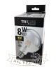 LED filament dekor izzó - tükrös ezüst - G95 - 8W - 4200K