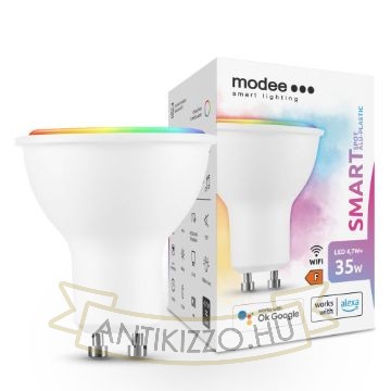 Modee LED Smart (Tuya Wi-Fi) GU10 (spot) 4,7W 110° RGB (400 lumen)