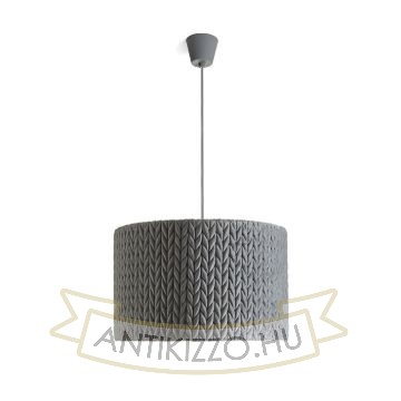 AINO 40 függö lámpa szürke króm 230V E27 28W