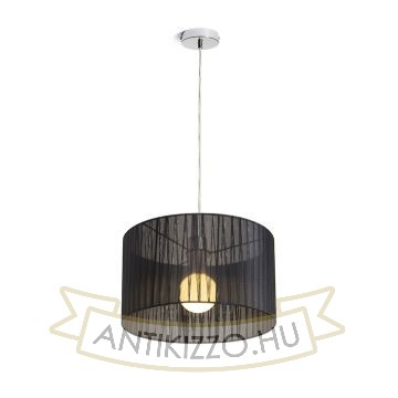 GLAMOUR 35/20 függö lámpa fekete 230V E27 28W