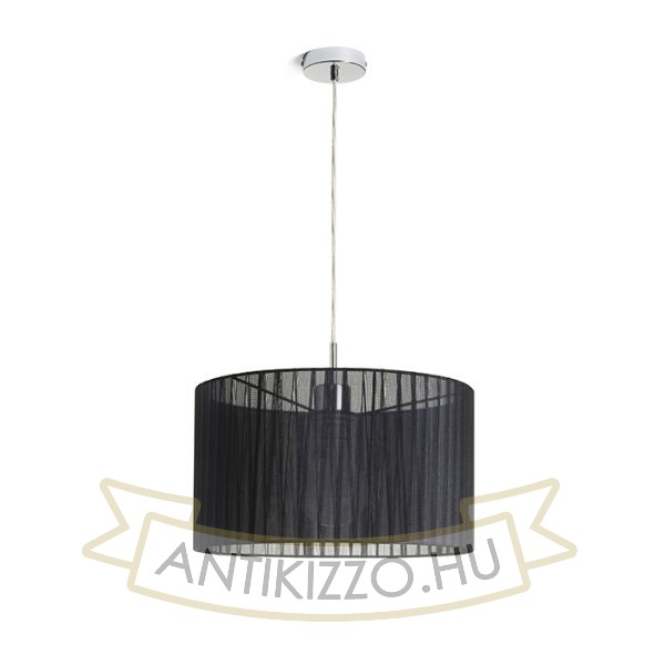 GLAMOUR 35/20 függö lámpa fekete 230V E27 28W
