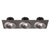SHARM SQ III süllyesztett lámpa barna/gyöngyházarany  230V LED 3x10W 24°  3000K