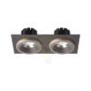 SHARM SQ II süllyesztett lámpa barna/gyöngyházarany  230V LED 2x10W 24°  3000K