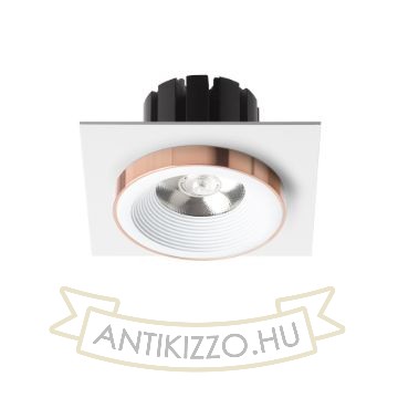 SHARM SQ I süllyesztett lámpa fehér réz 230V LED 10W 24°  3000K