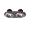 SHARM R II süllyesztett lámpa barna/gyöngyházarany  230V LED 2x10W 24°  3000K
