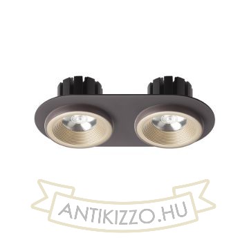 SHARM R II süllyesztett lámpa gyöngyházarany/barna  230V LED 2x10W 24°  3000K