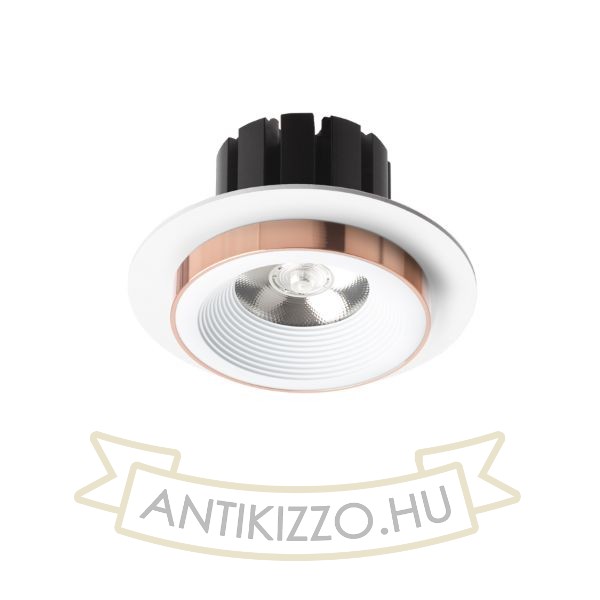 SHARM R I süllyesztett lámpa fehér réz 230V LED 10W 24°  3000K