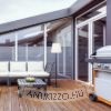 BOSANOVA 120 állólámpa anrtracitszürke szatén PE 230V E27 25W IP65