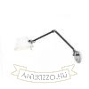 MONTANA fali lámpa fehér/fekete króm 230V E27 28W