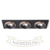 SHARM SQ III süllyesztett lámpa fekete/fekete réz 230V LED 3x10W 24°  3000K
