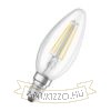 OSRAM Retrofit gyertya alakú  világos 230V E14 LED EQ60  2700K