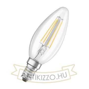 OSRAM Retrofit gyertya alakú  világos 230V E14 LED EQ60  2700K