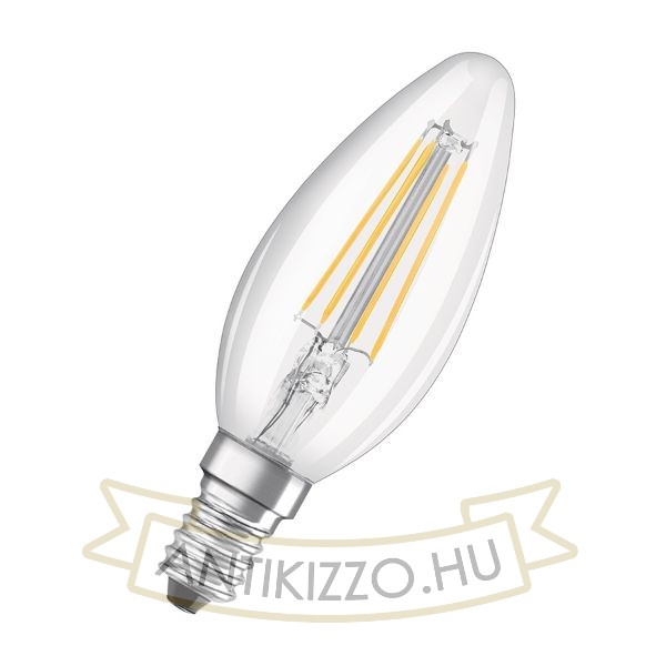 OSRAM Retrofit gyertya alakú izzó  világos 230V E14 LED EQ40  4000K
