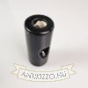 Fekete porcelán kábelvezető mennyezeti rögzítéshez