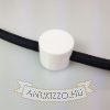 Műanyag kábelrögzítő textil vezetékekhez, felüggeszthető lámpákhoz, fehér szín
