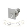 MEMPHIS SQ a falba süllyesztett ezüstszürke  230V LED 3W 60°  3000K