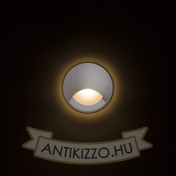 CLUB IND süllyesztett lámpa ezüstszürke  230V LED 3W IP54  3000K