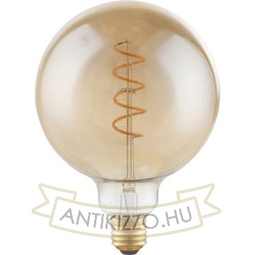 LED filament dekor izzó - G125 - 4 watt - spirál