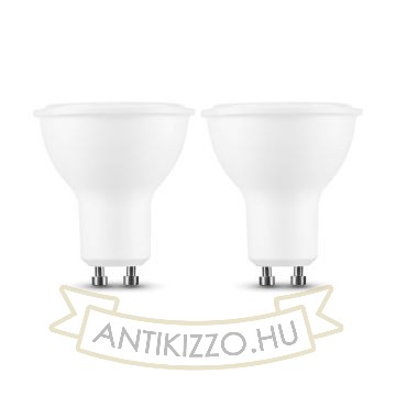 LED Izzó Spot Alu-Plastic 6W GU10 110° 4000K (550 lumen) dimm.